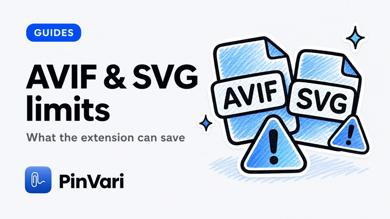 AVIF and SVG Downloads: What Extensions Can Verify