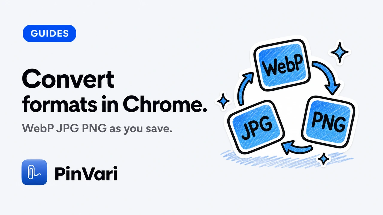 Image Format Conversion in a Chrome Downloader