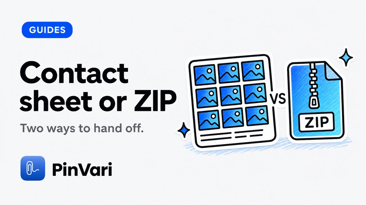 Contact Sheet vs ZIP for Creative Handoff