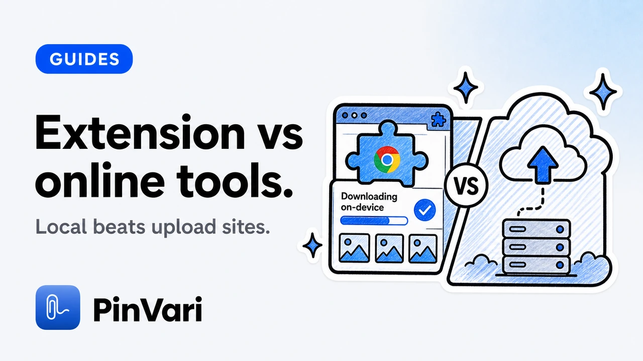 Chrome Extension vs Online Image Extractor
