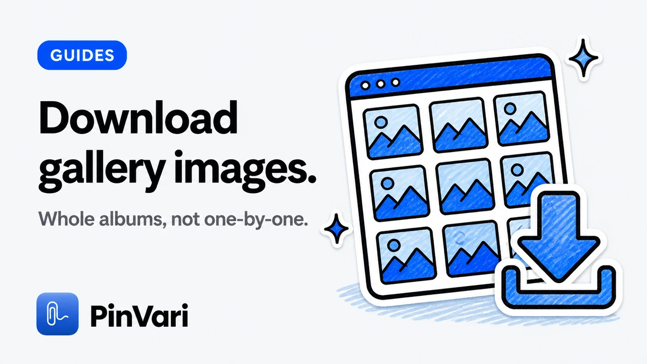 Download Gallery Images from Modern Websites