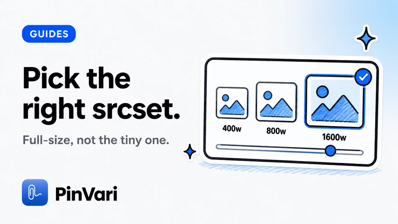 Download srcset / Responsive Images Correctly