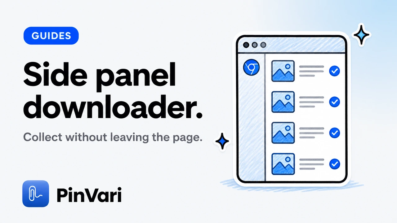Use a Side Panel Image Downloader While You Browse