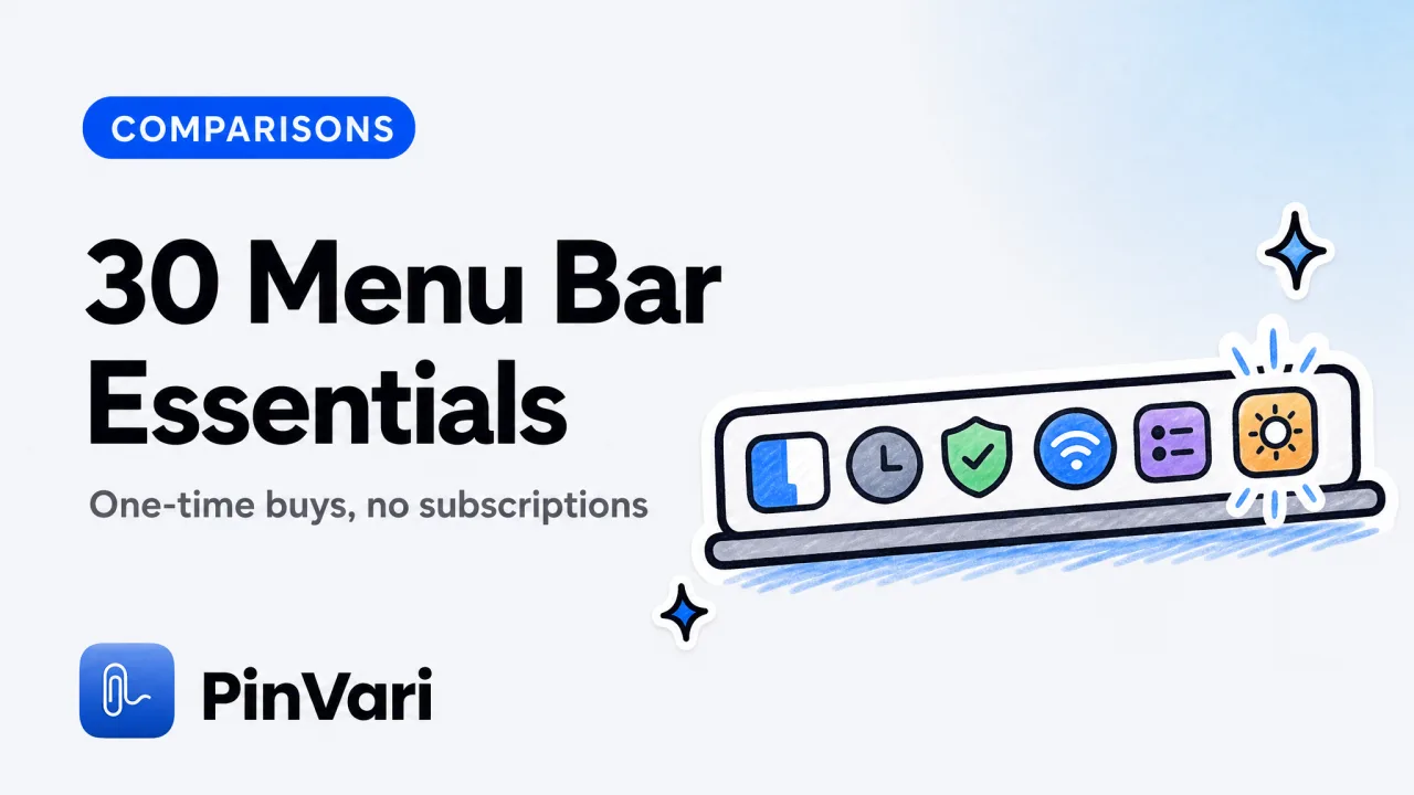 Menu Bar Apps for Mac: 30 Productivity Tools for Developers