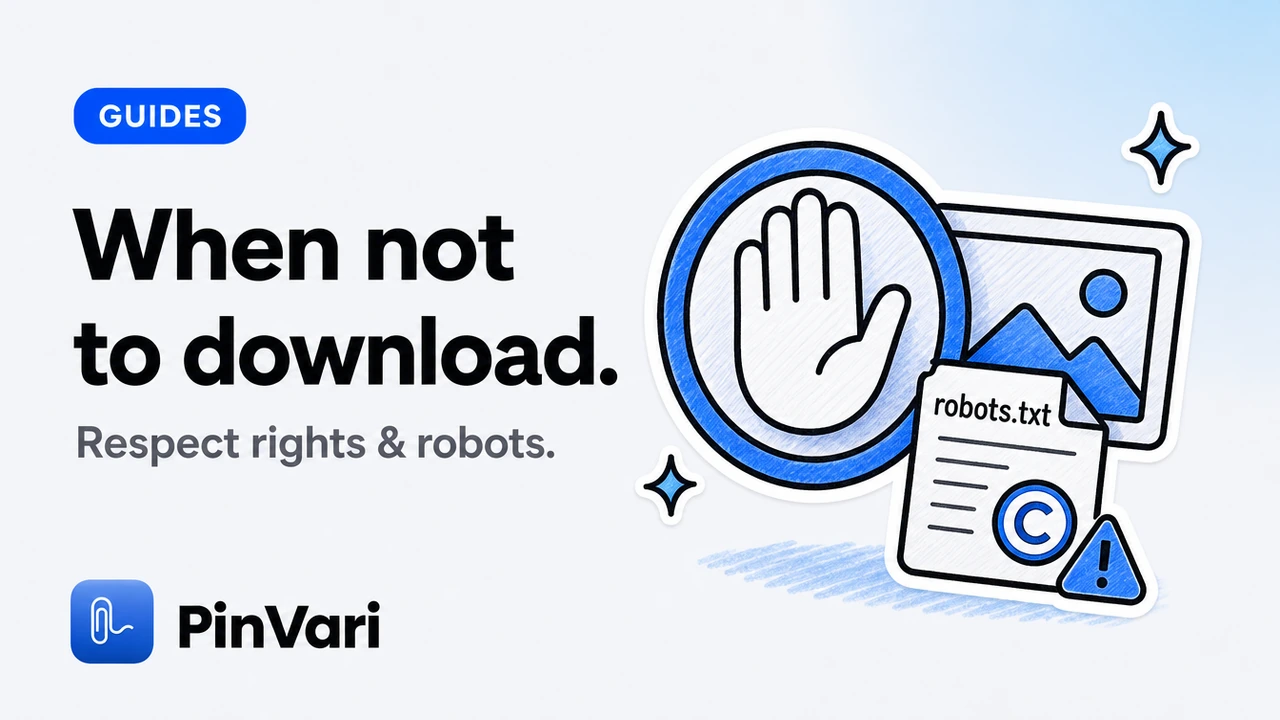 When Not to Use an Image Downloader
